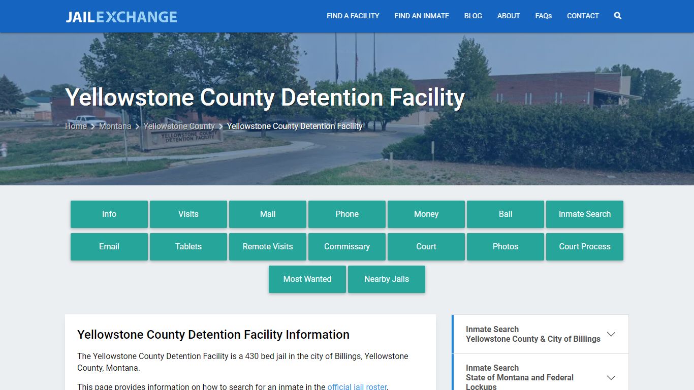 Yellowstone County Detention Facility - Jail Exchange